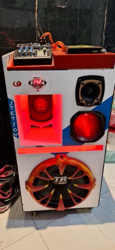 Caixa de Som para carro e casa BOB completa 