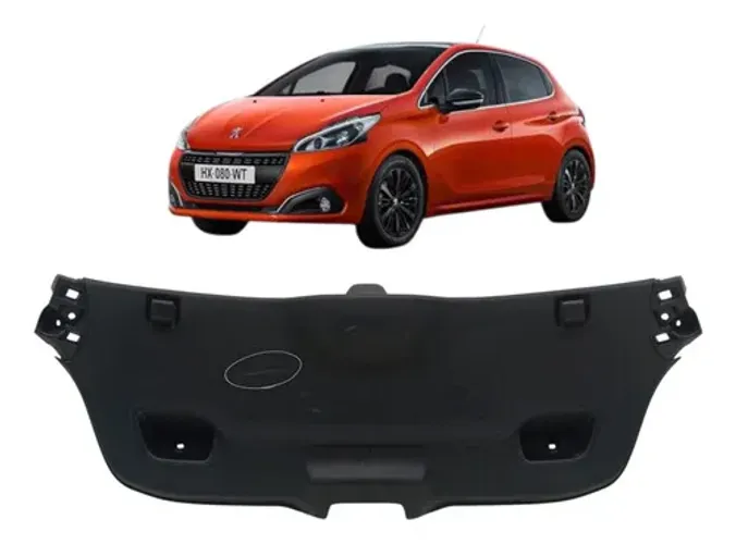 Moldura Tampa Porta Malas Peugeot 208 2014 2015 Detalhe