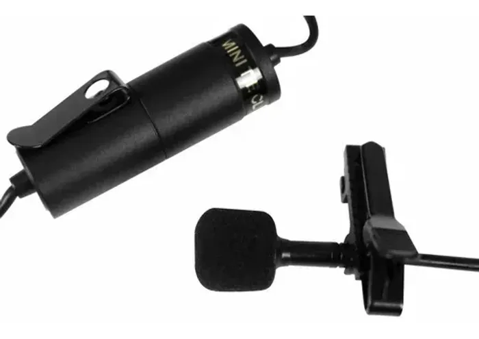 Microfone Lapela Condensador Yoga YTM 012 Preto para Youtuber e Gravação