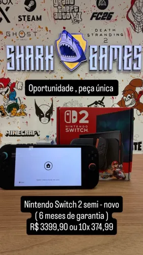 nintendo switch 2 semi novo e garantia