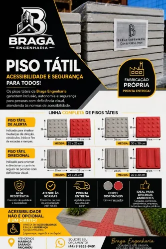 Piso tátil
