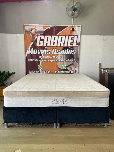 Cama Box king size top ( entrego)