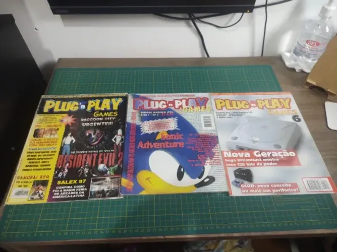 Kit 3 revistas Plug Play Games
