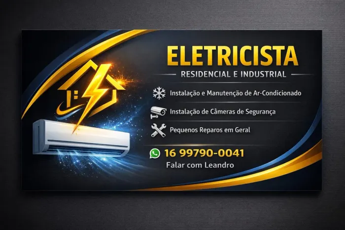 Eletricista e ar condicionado