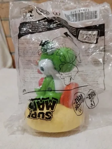 Boneco Yoshi Super Mario McDonalds 2016 McLanche Feliz Novo Lacrado