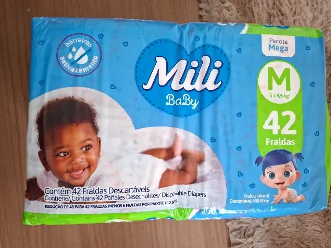Fralda Mili baby tamanho M