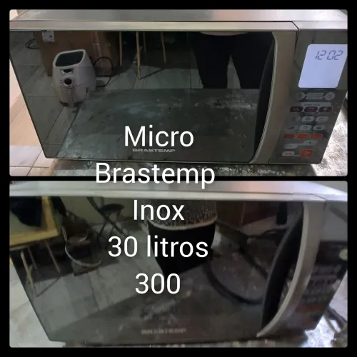 Micro-ondas Brastemp inox