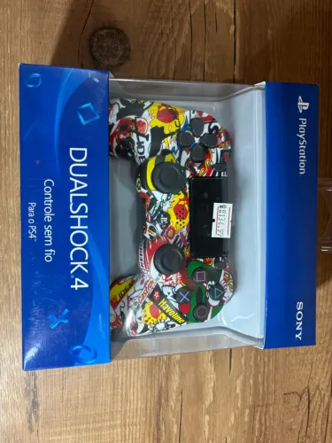 Controle ps4 sem fio personalizado, com garantia