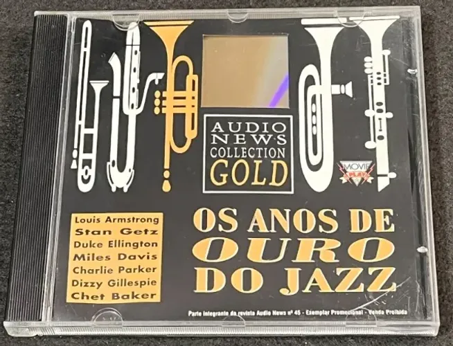 CD - Os anos de ouro do Jazz - Áudio News Collection Gold