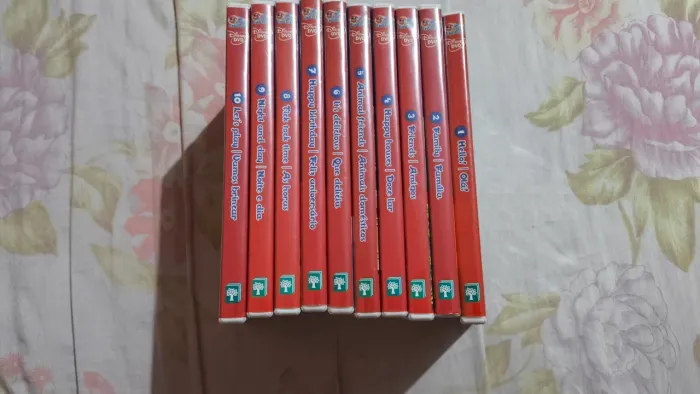 Conjunto DVD Disney English vol. 1 ao 10