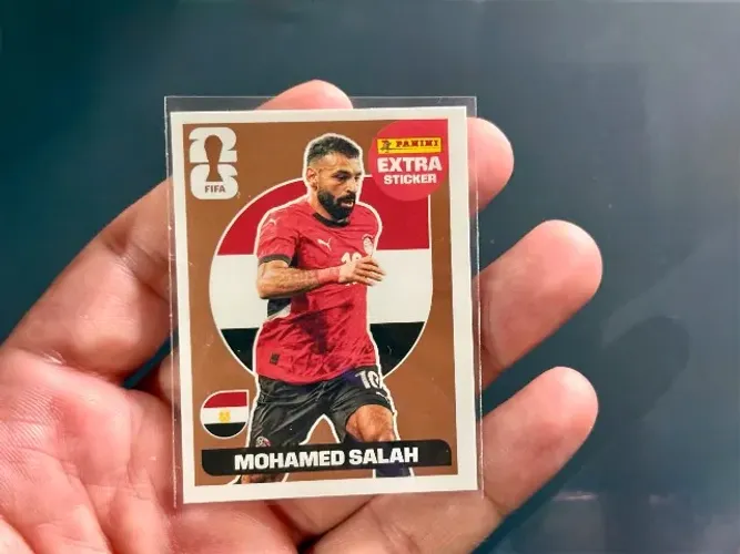 Figurinha Extra Original Mohamed Salah Bronze