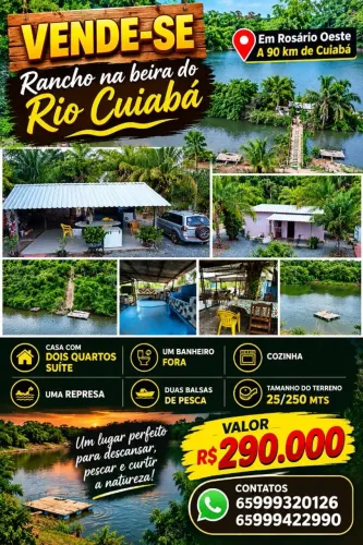 Rancho em rosário oeste