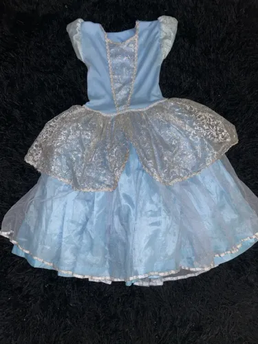Para a OLX, eu colocaria: Vestido Infantil Frozen Elsa - 6 a 7 Anos | Forrado ?