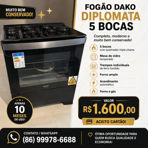Fogão Dako 5 bocas