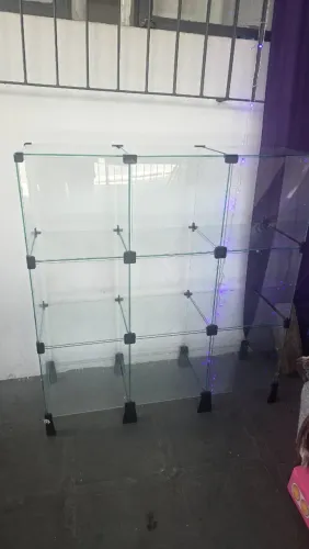 Balcão / Expositor de Vidro Modular Usado para Loja ou Consultório