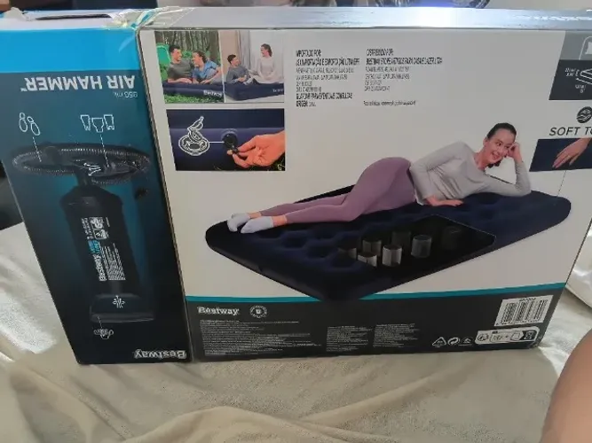 Colchão inflável com bomba