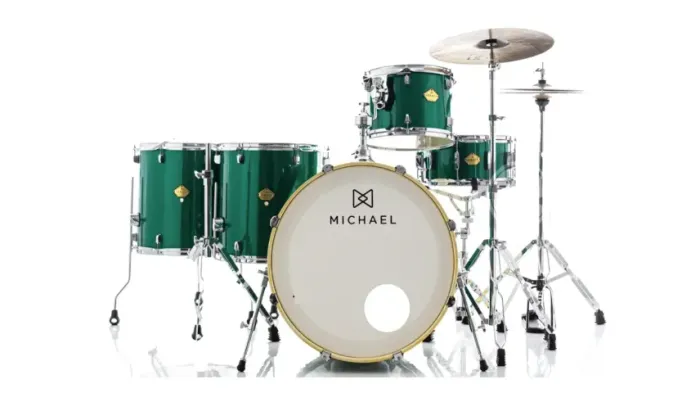 Bateria michael drum greem DM822K (NOVA) fotos auxiliares real