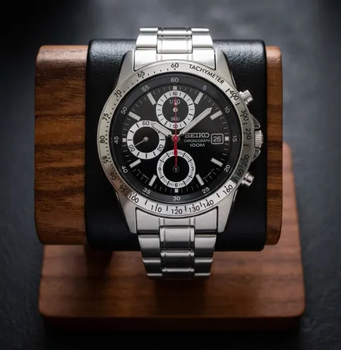 Relógio Seiko Crono JDM Preto Novo