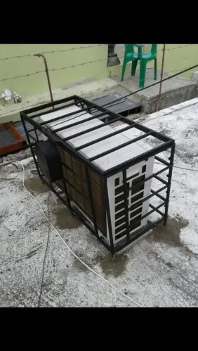 Proteção para condensador de ar-condicionado e outros.