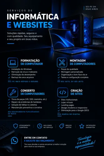 Serviços de Informática e Criação de Sites