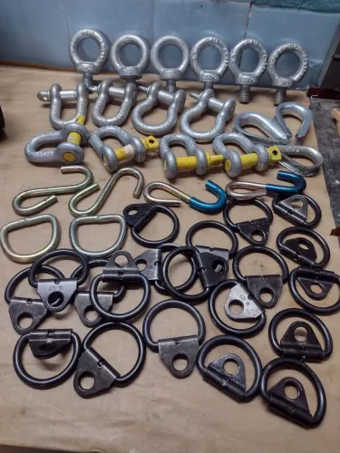 ACESSÓRIOS PARA ELEVAÇÃO, AMARRAÇÃO, TRAÇÃO E FIXAÇÃO.