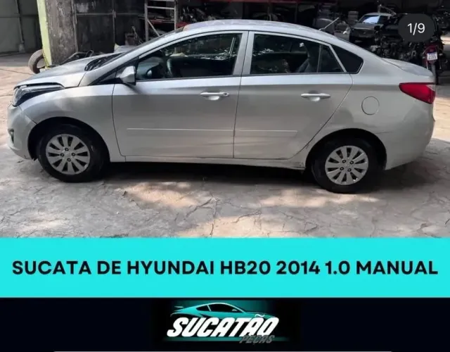 Sucata Hyundai HB20 Sedan 1.0 Manual 2014 - Peças Originais Disponíveis