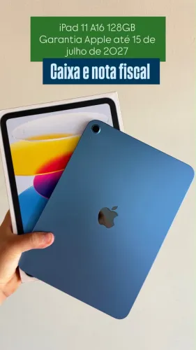 iPad 11 A16 128GB Garantia Apple até 15 de julho de 2027