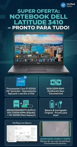 Notebook Dell Latitude 3410