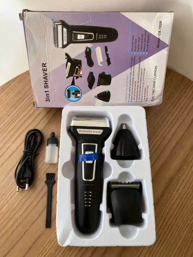 Máquina de Barba, Cabelo e Nariz 3 em 1