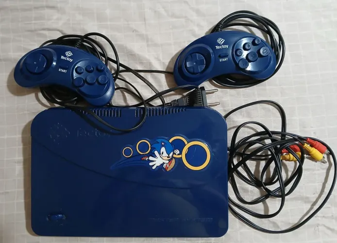 MASTER SYSTEM EVOLUTION TEC TOY SEGA 132 JOGOS NA MEMÓRIA