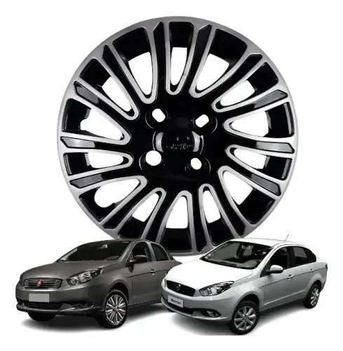 Jogo de Calotas Esportiva Fiat Aro 14 Modelo Grand Siena