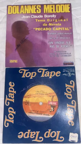 Kit 10 discos mini vinil clássicos