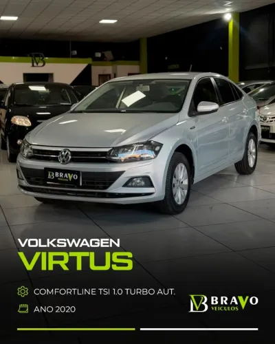 Volkswagen Virtus Comfort. 200 TSI 1.0 Flex 12V AUT 2020