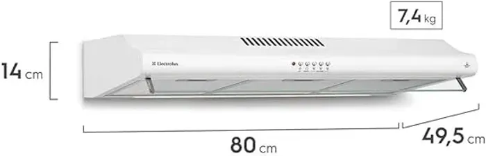 Electrolux DEPURADOR DE PAREDE BRANCO (DE80B) 127V