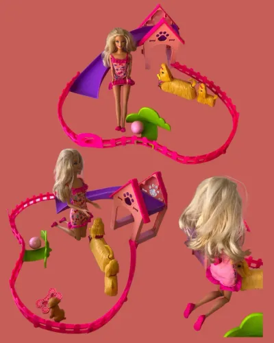 Barbie circuito de cachorros 