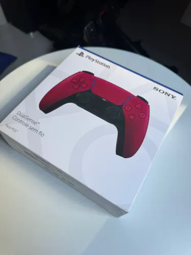 Controle sem Fio DualSense PS5 Sony PlayStation Cosmic red