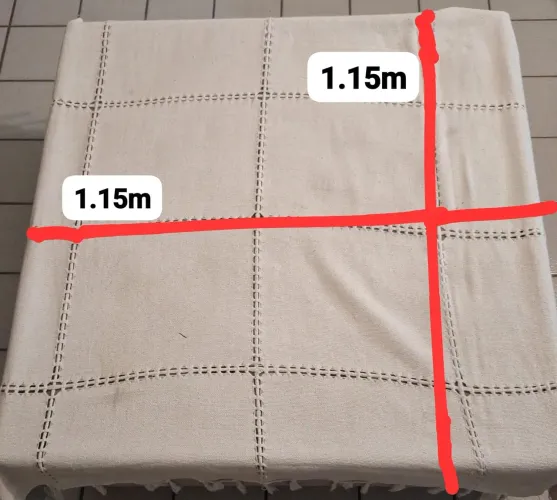 CONJUNTO DE MANTAS ALGODÃO CRU