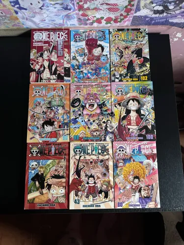 One piece vol 7,43,80,96,99,100,102,106 e RED