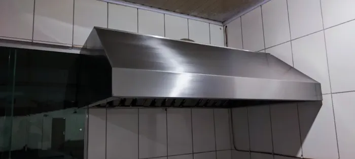 Coifa Industrial Inox de Parede com Filtros - WS Inox