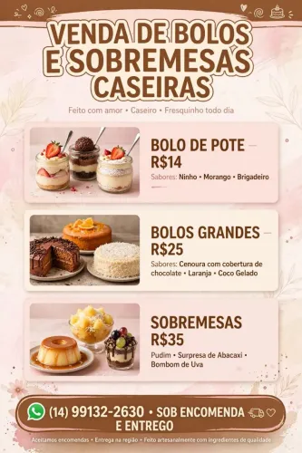 Doces por encomenda