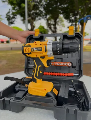 Parafusadeira Furadeira Sem Fio 48V | 2 Baterias + Maleta + Kit Completo