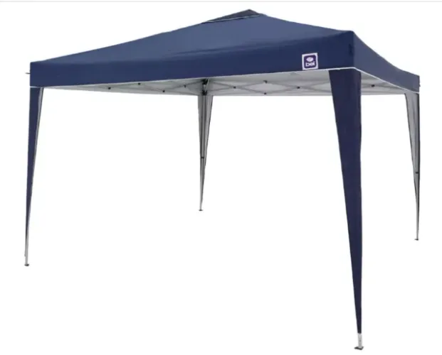 Bel - Tenda Gazebo Dobrável 3m x 3m Poliéster Azul