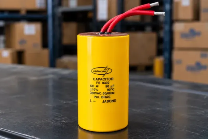 Capacitor permanente 18uF 380V - Inducon - Pacote com 5 unidades