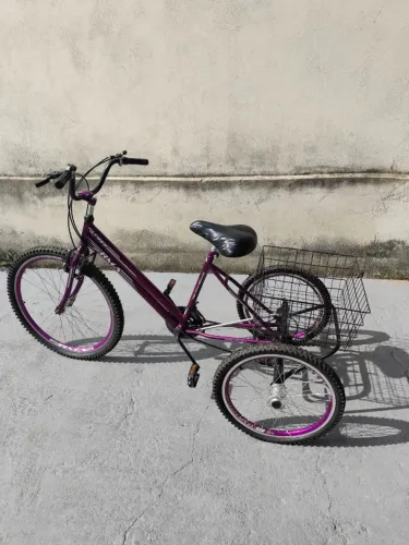 Bicicleta três rodas (triciclo adulto)