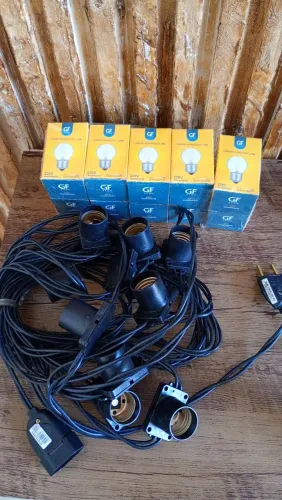 Varal de lâmpadas