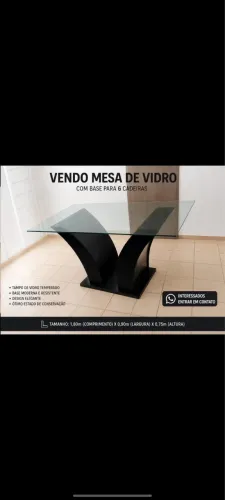 Mesa de vidro