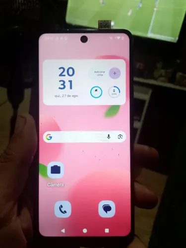Desapego cel. Moto g04 funcionando tudo.