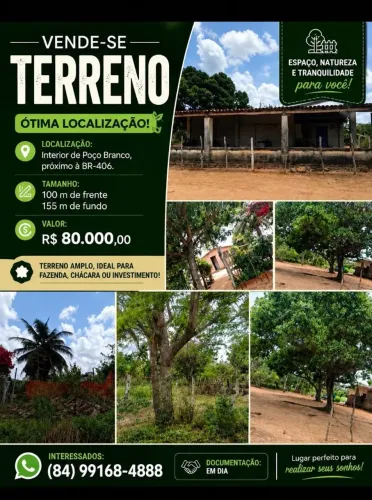 Terreno Próximo BR 304 João Câmara