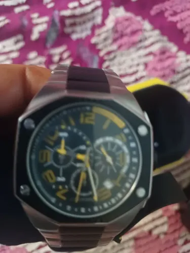 Relógio carreira tachymeter Allstainlss steel water resistant número 66441