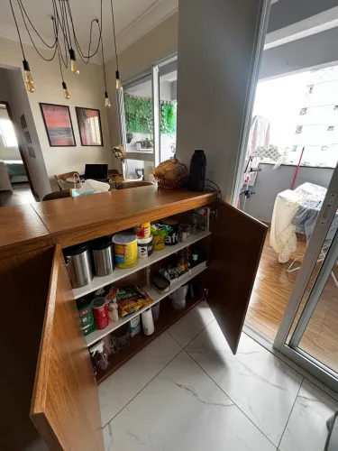 Módulo 100% MDF Freijó - cozinha ou sala